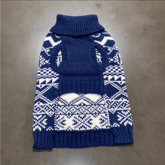 NWT pupteck Dog Christmas Reversible Sweater - Picture 4 of 7